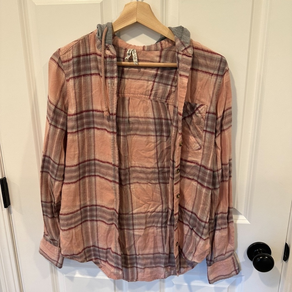 Mudd Flannel Button Down Shirts - Picture 2 of 3